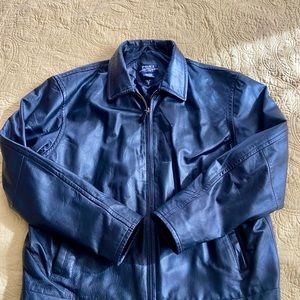 Port Authority 100% Genuine Leather Jacket . Worn Very Little .